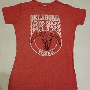 Red Texas sucks tee shirt